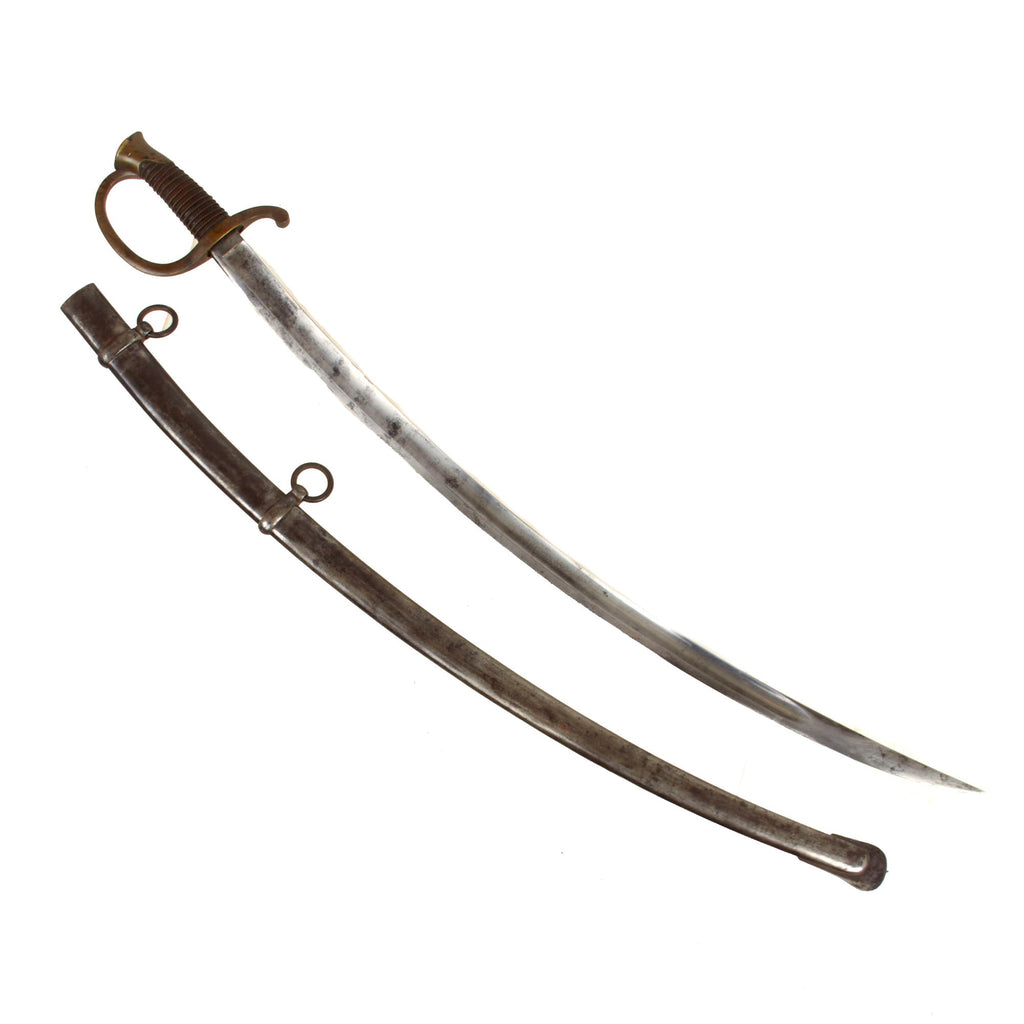 Original U.S. Pre-Civil War Early Apache Wars M-1840 Light Artillery Officers Saber by Ames Mfg. Co. with Scabbard - Dated 1849 Original Items