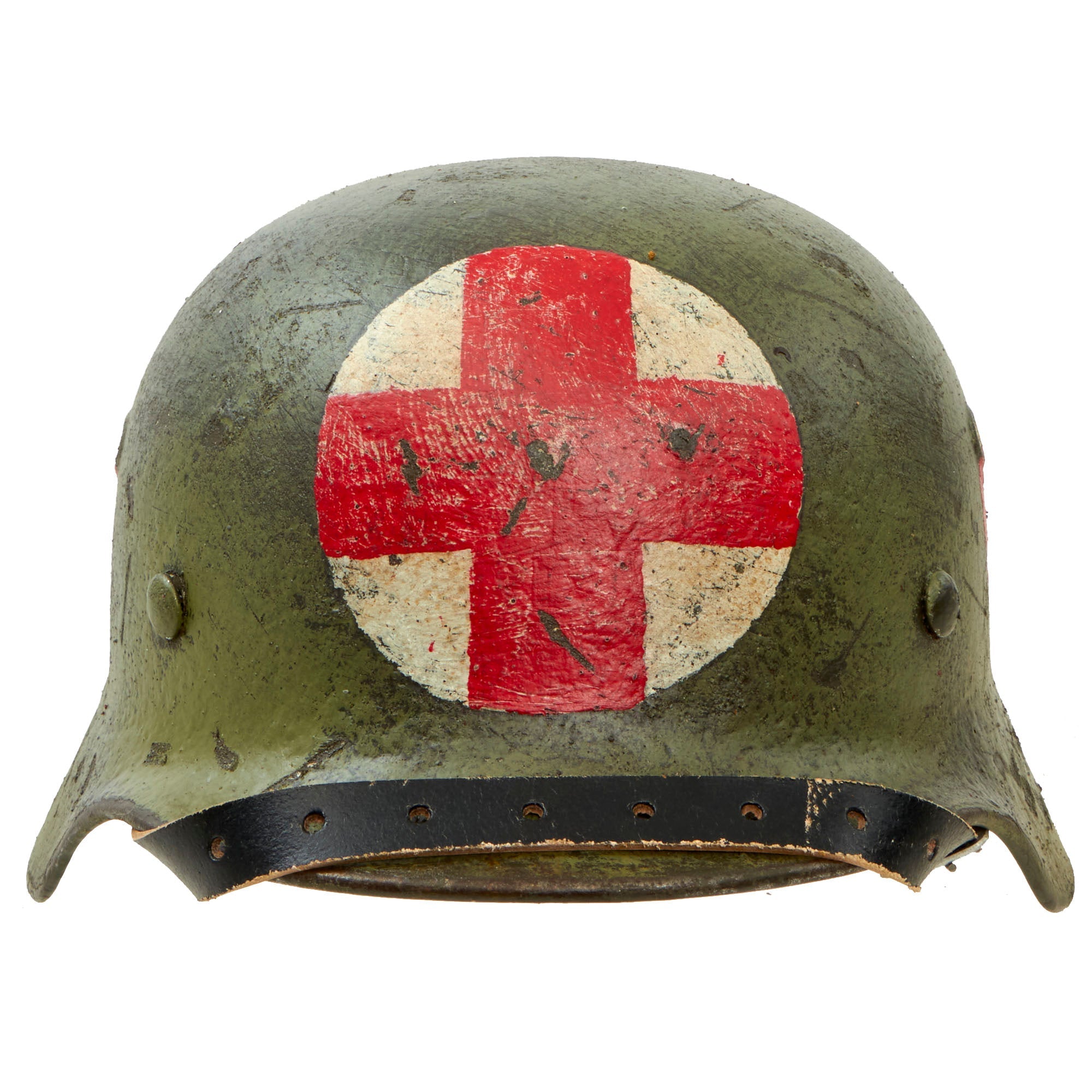 Original German WWII M40 Refurbished SS Normandy Medic Sanität