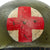 Original German WWII M40 Refurbished SS Normandy Medic Sanität Helmet - Size 64 Shell Original Items
