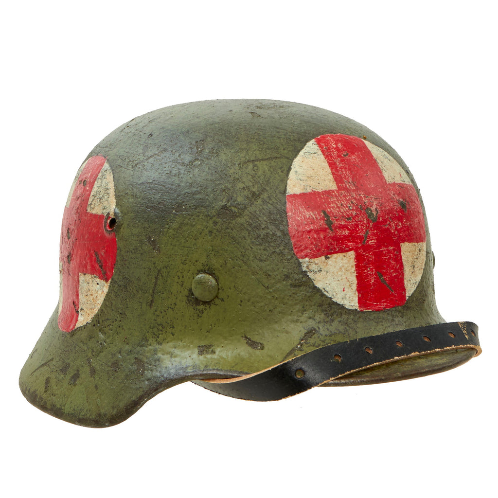 Original German WWII M40 Refurbished SS Normandy Medic Sanität