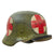 Original German WWII M40 Refurbished SS Normandy Medic Sanität Helmet - Size 64 Shell Original Items
