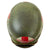 Original German WWII M40 Refurbished SS Normandy Medic Sanität Helmet - Size 64 Shell Original Items