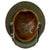 Original German WWII M40 Refurbished SS Normandy Medic Sanität Helmet - Size 64 Shell Original Items