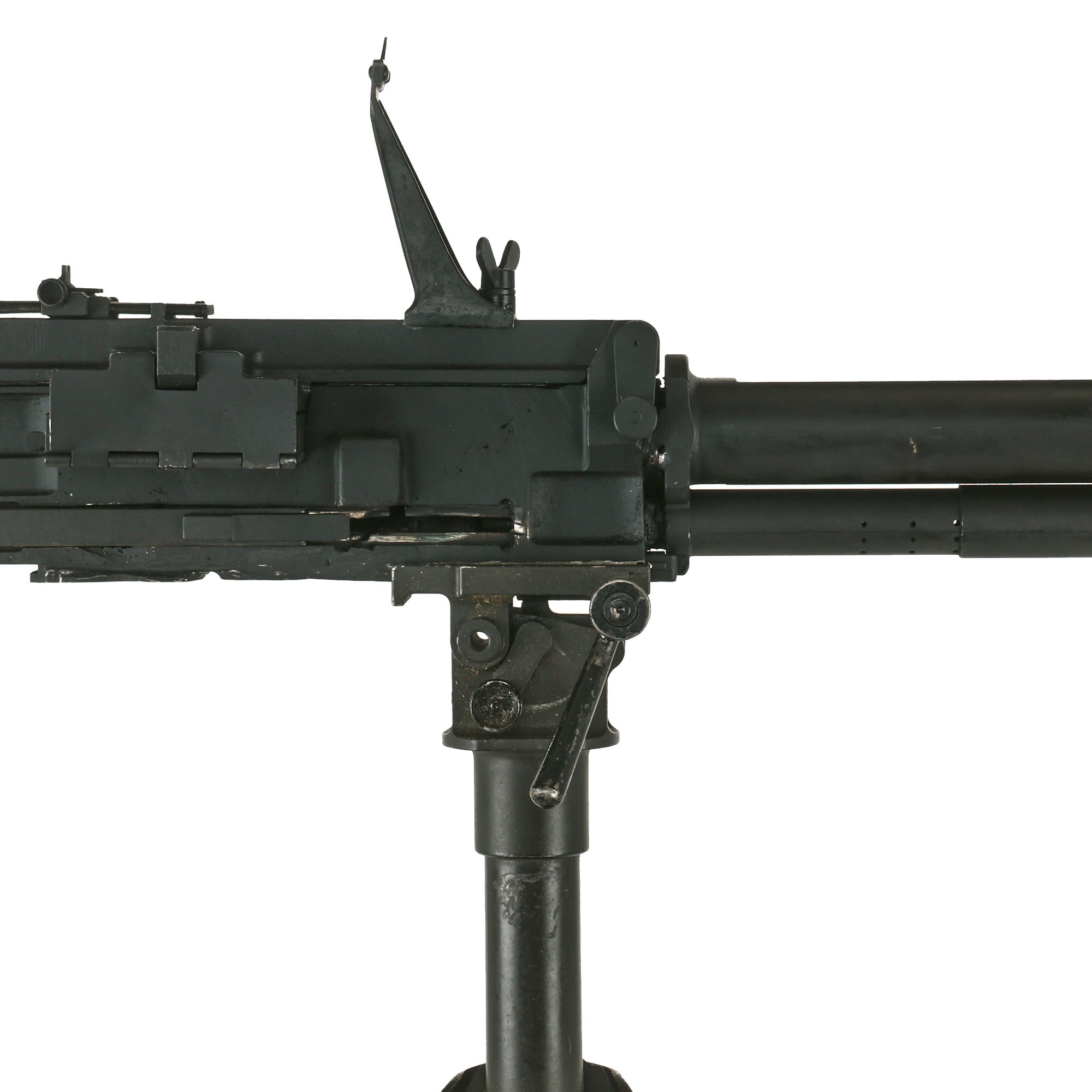 Original Italian WWII Breda Model 37 Display Machine Gun with Tripod