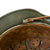 Original German WWII M40 Refurbished Battle of Kursk "Turtle Shell" Camouflage Helmet - Stamped EF66 Original Items