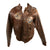 Original U.S. WWII Named Painted A-2 Leather Flight Jacket Original Items