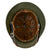 Original German WWII M40 Refurbished Removed Chicken Wire Normandy Camouflage SS Helmet - Stamped EF64 Original Items