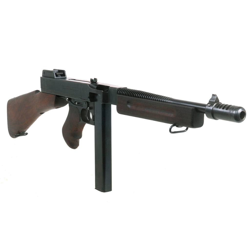 Original U.S. WWII Thompson M1928A1 Display Submachine Gun Serial NO.S-325616 - Original WW2 Parts Original Items