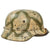 Original German WWII Refurbished M40 SS Battle of Leningrad Unique Winter Camouflage Helmet - Stamped EF66 Original Items