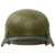 Original German WWII M40 Refurbished Battle of Kursk Two Tone SS Camouflage Helmet - Stamped Q66 Original Items