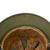 Original German WWII M40 Refurbished 1944 Pattern Normandy Camouflage SS Helmet - Stamped EF66 Original Items