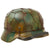 Original German WWII M40 Refurbished Chicken Wire Normandy Camouflage SS Helmet - Stamped EF66 Original Items
