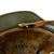 Original German WWII M40 Refurbished Chicken Wire Normandy Camouflage SS Helmet - Stamped EF66 Original Items
