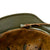 Original German WWII M40 Refurbished Battle of Kursk SS Camouflage Helmet - Stamped EF66 Original Items