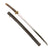 Original Excellent Japanese WWII Type 98 Shin-Gunto Katana Sword with Handmade Blade and Leather Covered Wood Scabbard Original Items