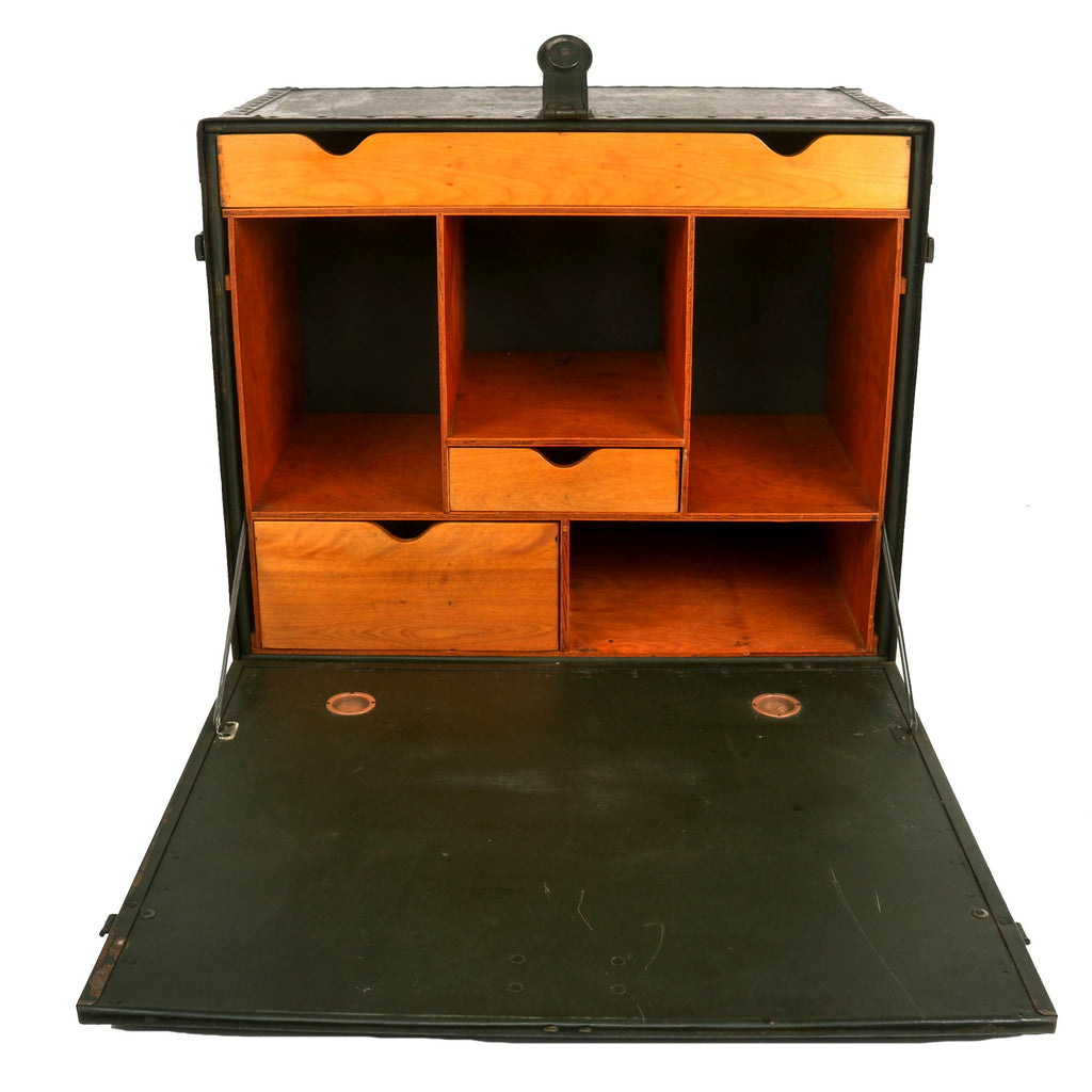 Original U.S. WWII 1944 Dated Company Officer’s Field Desk by Wahl-Dredge Inc Original Items
