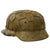 Original German WWII M40 Refurbished SS Battle of Kharkov Chicken Wire Half Basket Camouflage Helmet - Stamped EF68 Original Items