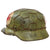 Original German WWII M40 Refurbished SS Normandy Chicken Wire Medic Sanität Helmet - Stamped Q66 Original Items