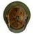 Original German WWII M40 Refurbished SS Normandy Chicken Wire Medic Sanität Helmet - Stamped Q66 Original Items