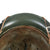 Original German WWII M40 Refurbished 16th SS Division at Anzio Italian Front Camouflage Chicken Wire Helmet - Stamped EF66 Original Items
