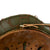 Original German WWII M40 Refurbished Chicken Wire Normandy Camouflage SS Helmet - Stamped EF66 Original Items