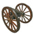 Original British Early 19th Century Bronze 1-Pounder Falconet Cannon with War Department Marked Iron Carriage and Wood Spoked Wheels Original Items