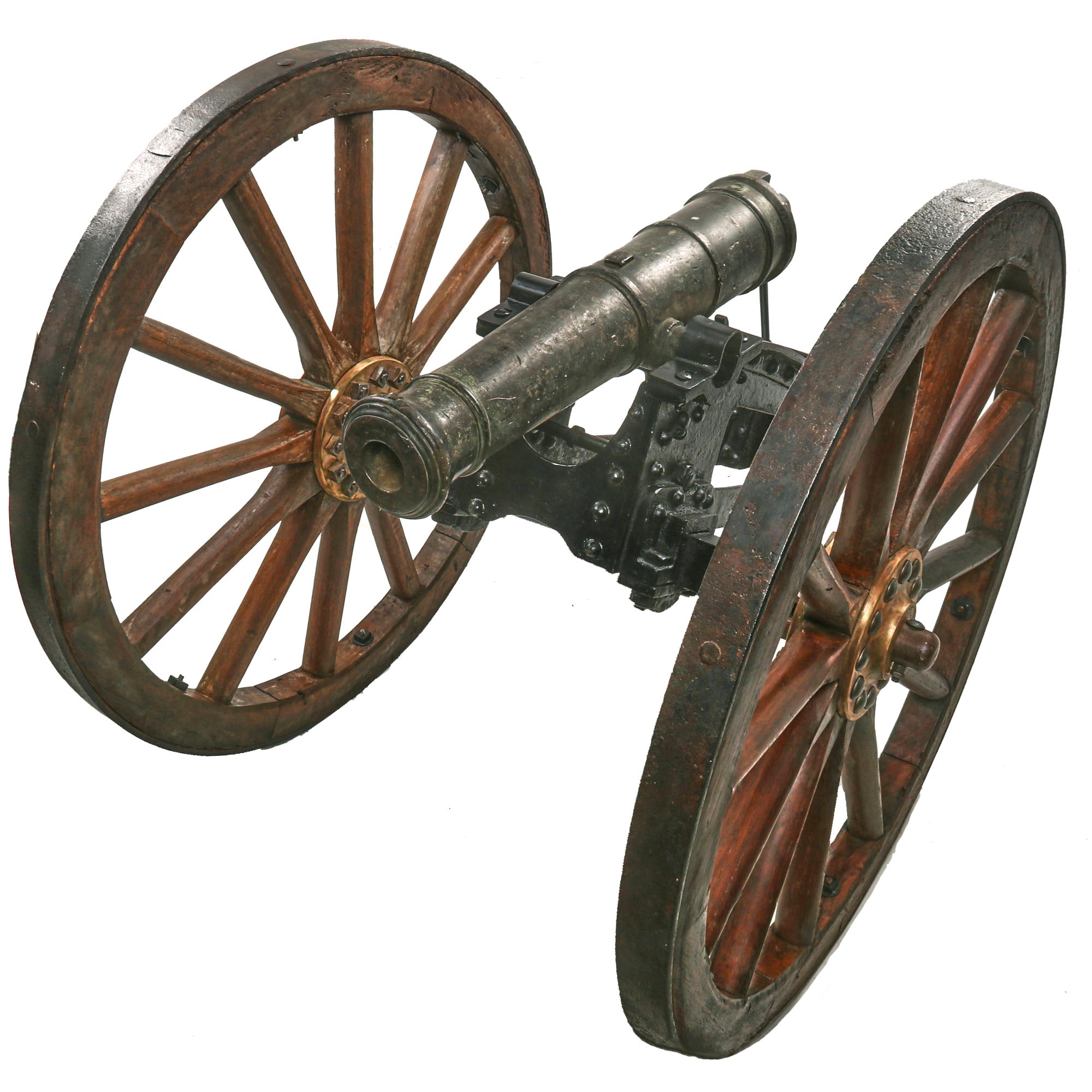 Original British Early 19th Century Bronze 1-Pounder Falconet