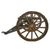 Original British Early 19th Century Bronze 1-Pounder Falconet Cannon with War Department Marked Iron Carriage and Wood Spoked Wheels Original Items