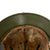 Original German WWII M40 Refurbished Chicken Wire Half Basket Winter Normandy Camouflage SS Helmet - Stamped Q66 Original Items