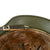 Original German WWII M40 Refurbished Chicken Wire Half Basket Winter Normandy Camouflage SS Helmet - Stamped Q66 Original Items
