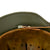 Original German WWII M40 Refurbished Rare Island Pattern Camouflage Chicken Wire Half Basket Helmet - Stamped EF64 Original Items