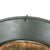 Original German WWII M40 Refurbished Chicken Wire Half Basket Winter Normandy Camouflage SS Helmet - Stamped EF64 Original Items