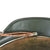 Original German WWII M40 Refurbished Chicken Wire Half Basket Winter Normandy Camouflage SS Helmet - Stamped EF64 Original Items