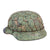 Original German WWII M40 Refurbished Battle of Kursk SS Sawdust Textured Camouflage Helmet - Stamped SE66 Original Items