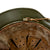 Original German WWII M40 Refurbished Battle of Kursk SS "Watermelon" Camouflage Helmet - Stamped EF66 Original Items