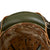 Original German WWII M40 Refurbished Battle of Kursk SS "Watermelon" Camouflage Helmet - Stamped EF66 Original Items