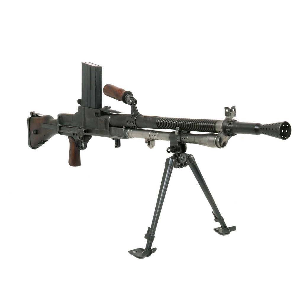Original Yugoslavian WWII License Made ZB-30J German MG30(t) Display Machine Gun with Magazine Original Items