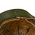 Original German WWII M40 Refurbished Battle of Kursk Splinter Camouflage Chicken Wire Helmet - Stamped EF66 Original Items