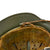 Original German WWII M40 Refurbished SS "Kampfgruppe Peiper" Ardennes Winter Medic Sanität Helmet - Stamped EF64 Original Items