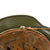 Original German WWII M40 Refurbished 5th SS Panzer Division 1944 Camouflage Helmet - Stamped EF66 Original Items
