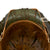 Original German WWII M40 Refurbished Normandy Camouflage Chicken Wire Full Basket SS Helmet - Stamped EF66 Original Items