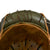 Original German WWII M40 Refurbished SS Late Winter Textured Camouflage Chicken Wire Helmet - Stamped EF64 Original Items
