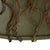 Original German WWII M40 Refurbished SS Late Winter Textured Camouflage Chicken Wire Helmet - Stamped EF64 Original Items
