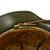 Original German WWII M40 Refurbished 16th SS Division at Anzio Italian Front Camouflage Chicken Wire Helmet - Stamped EF64 Original Items