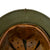 Original German WWII M40 Refurbished Normandy Camouflage Chicken Wire Half Basket SS Helmet - Stamped EF66 Original Items