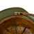 Original German WWII M40 Refurbished Normandy Camouflage Chicken Wire Half Basket SS Helmet - Stamped EF66 Original Items