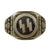 Original German WWII SS Private Purchase Double Sig Rune Ring - Schutzstaffel Original Items