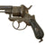 Original Belgian Engraved 9mm Pinfire Double Action Revolver Serial 232662 with Silver and Gold Inlay and Carved Grips - c. 1860 Original Items