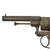 Original Belgian Engraved 9mm Pinfire Double Action Revolver Serial 232662 with Silver and Gold Inlay and Carved Grips - c. 1860 Original Items