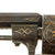 Original Belgian Engraved 9mm Pinfire Double Action Revolver Serial 232662 with Silver and Gold Inlay and Carved Grips - c. 1860 Original Items
